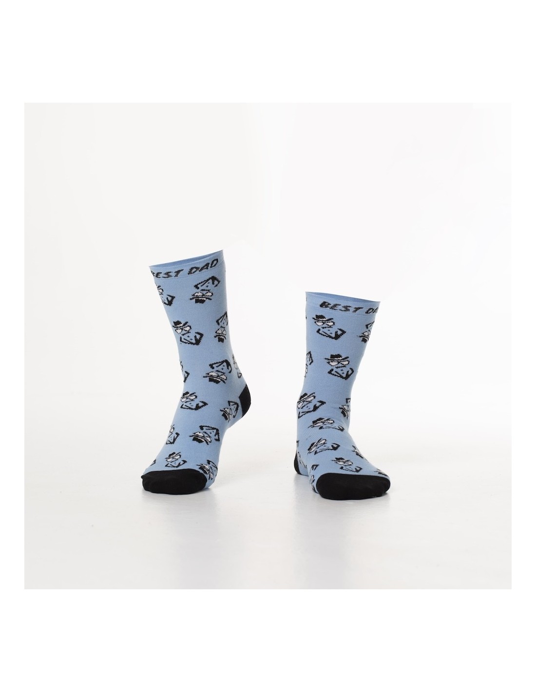 Blue women\'s socks with SD08 characters - Online store - Boutique